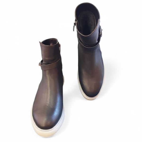 Зимові черевики Casual negro (4014_40) чорна шкіра 10315 фото