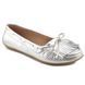 Мокасини Casual plata (3820_36) срібляста шкіра 8626 фото 2