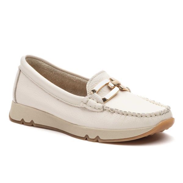 Мокасини JAM beige (4114_37) бежева шкіра 10910 фото