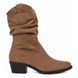 Напівчоботи на підборі Casual taupe (4230_41) сіро-коричнева замша 11608 фото 1
