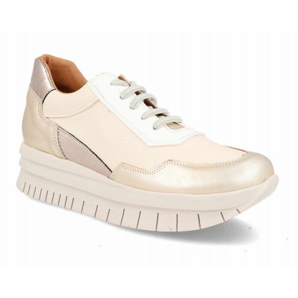 Кросівки B.D.A. beige (3613_41) бежева шкіра 10801 фото
