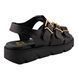 Сандалі з пряжками Blusandal negro (3848_36) чорна шкіра 9616 фото 3