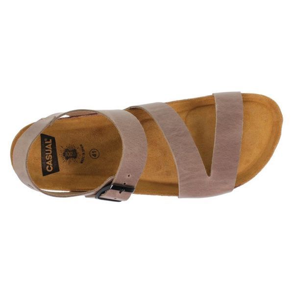 Сандалі Casual taupe (1730_45) сіро-коричнева шкіра 9231 фото