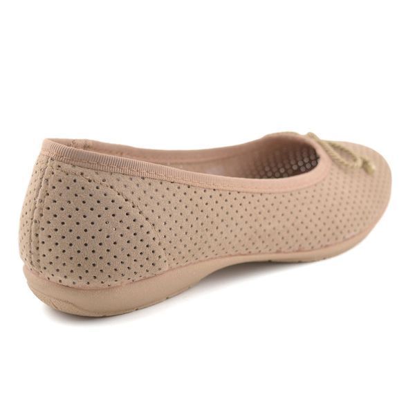 Балетки з перфорацією Amelie beige (3494_36) бежеві 8806 фото