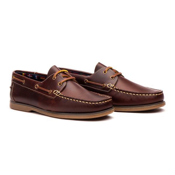 Топсайдери Iberico marron (1821_45) коричнева шкіра 11566 фото