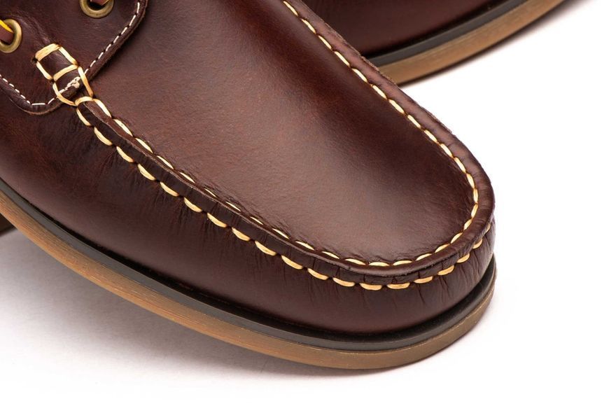 Топсайдери Iberico marron (1821_45) коричнева шкіра 11566 фото