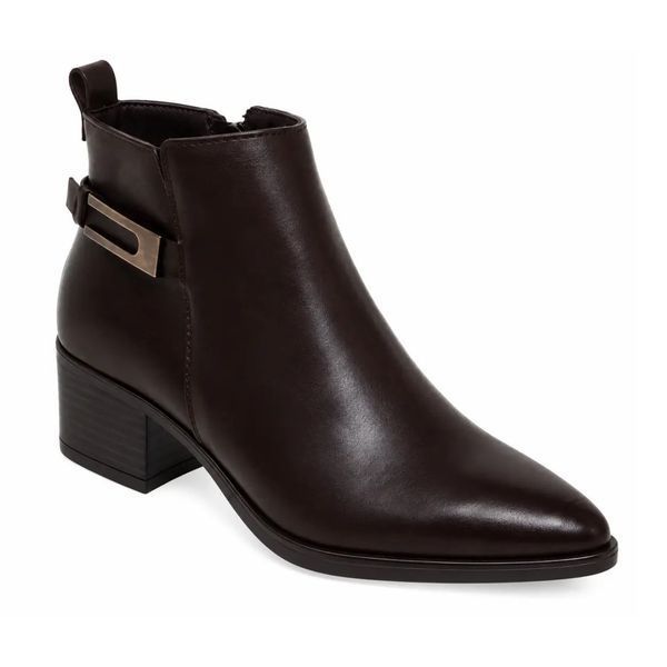 Ботильони Casual marron (4221_41) коричнева шкіра 11617 фото
