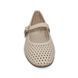 Балетки сітка Cokketa beige (4147_41) бежева шкіра з перфорацією 11069 фото 3