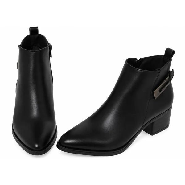 Ботильони Casual negro (4222_41) чорна шкіра 11622 фото