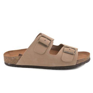 Шльопанці Casual taupe (1722_45) бежева шкіра 9051 фото
