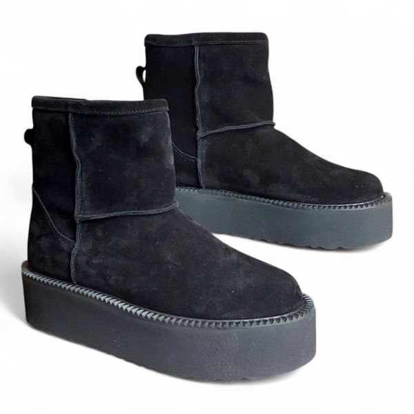 Уггі Casual negro (4036_36) чорна замша 10465 фото