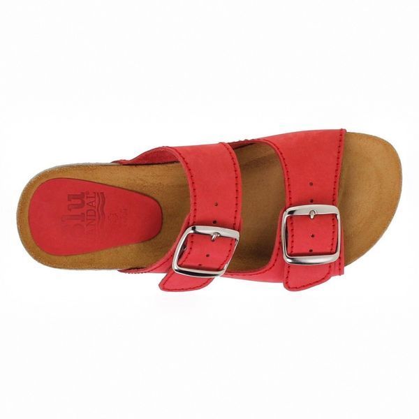 Шльопанці Blusandal rojo (3867_40) червона шкіра 9020 фото