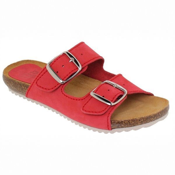 Шльопанці Blusandal rojo (3867_40) червона шкіра 9020 фото