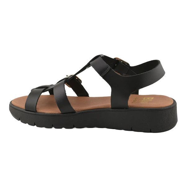 Сандалі з пряжками Blusandal negro (4169_41) чорна шкіра 11135 фото