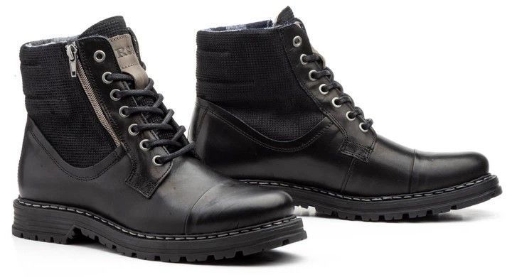 Черевики Nautic Blue negro (1200_45) чорна шкіра 1721 фото