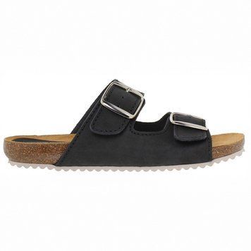Шльопанці Blusandal negro (3866_41) чорна шкіра 9015 фото