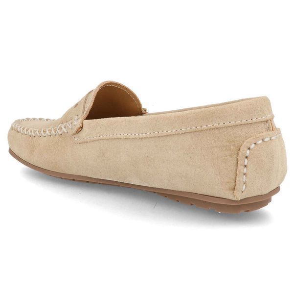 Мокасини B.D.A. beige (3999_36) бежева замша 10246 фото